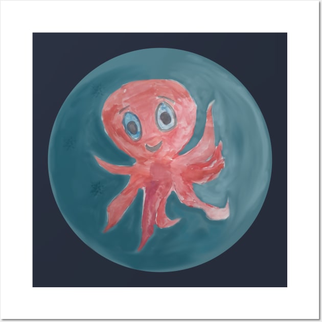 Baby Octopus Wall Art by TenomonMalke